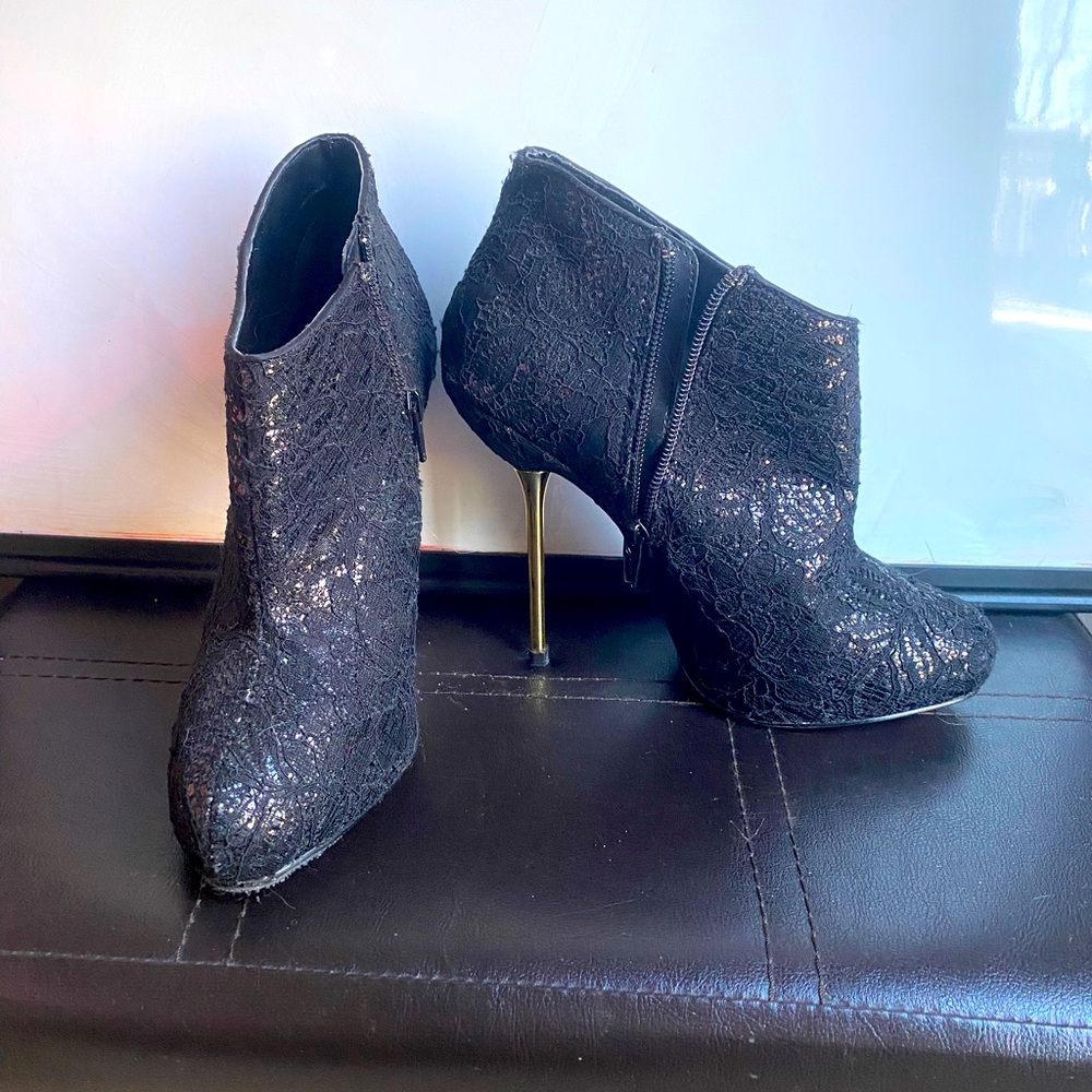 Sparkle booties